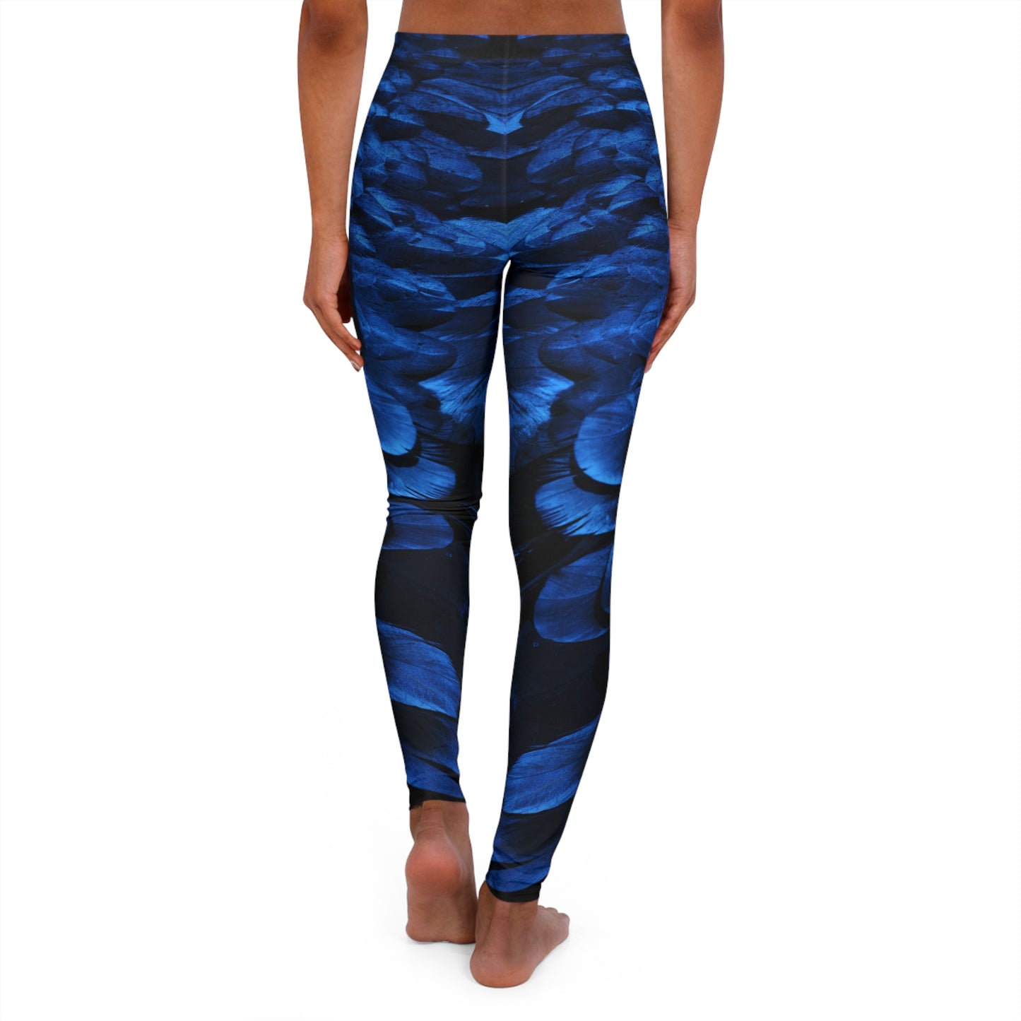 Spandex Leggings | Majestic Blue - Ribooa