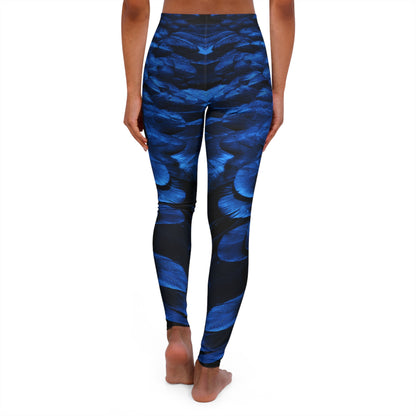 Spandex Leggings | Majestic Blue - Ribooa