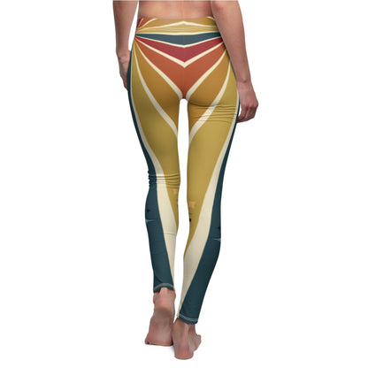 Casual Leggings | Retro Vibes - Ribooa