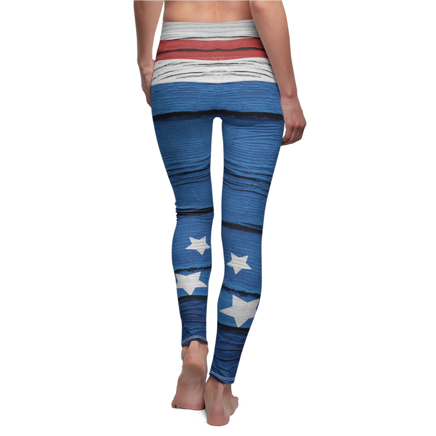 Casual Leggings | American Flag - Ribooa