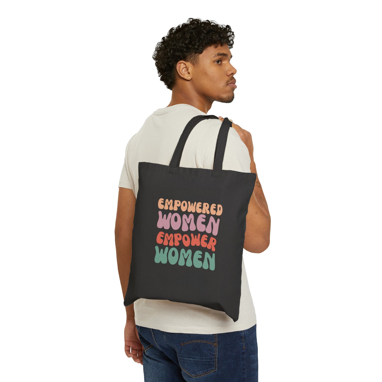 Cotton Canvas Tote Bag | Empowered - Ribooa