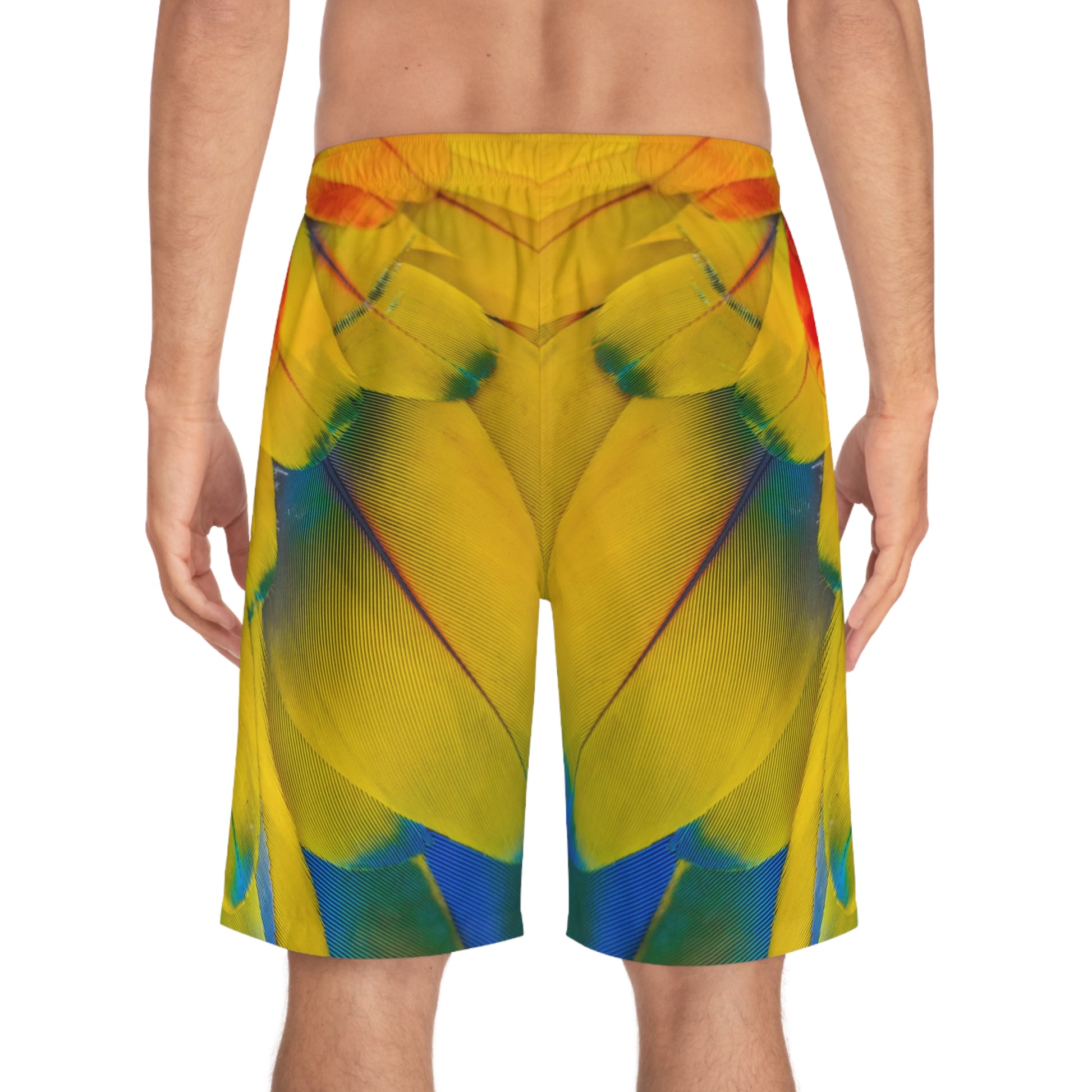 Board Shorts | Macaw Feathers - Ribooa