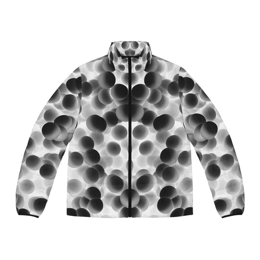 Puffer Jacket | B&W Bubbles