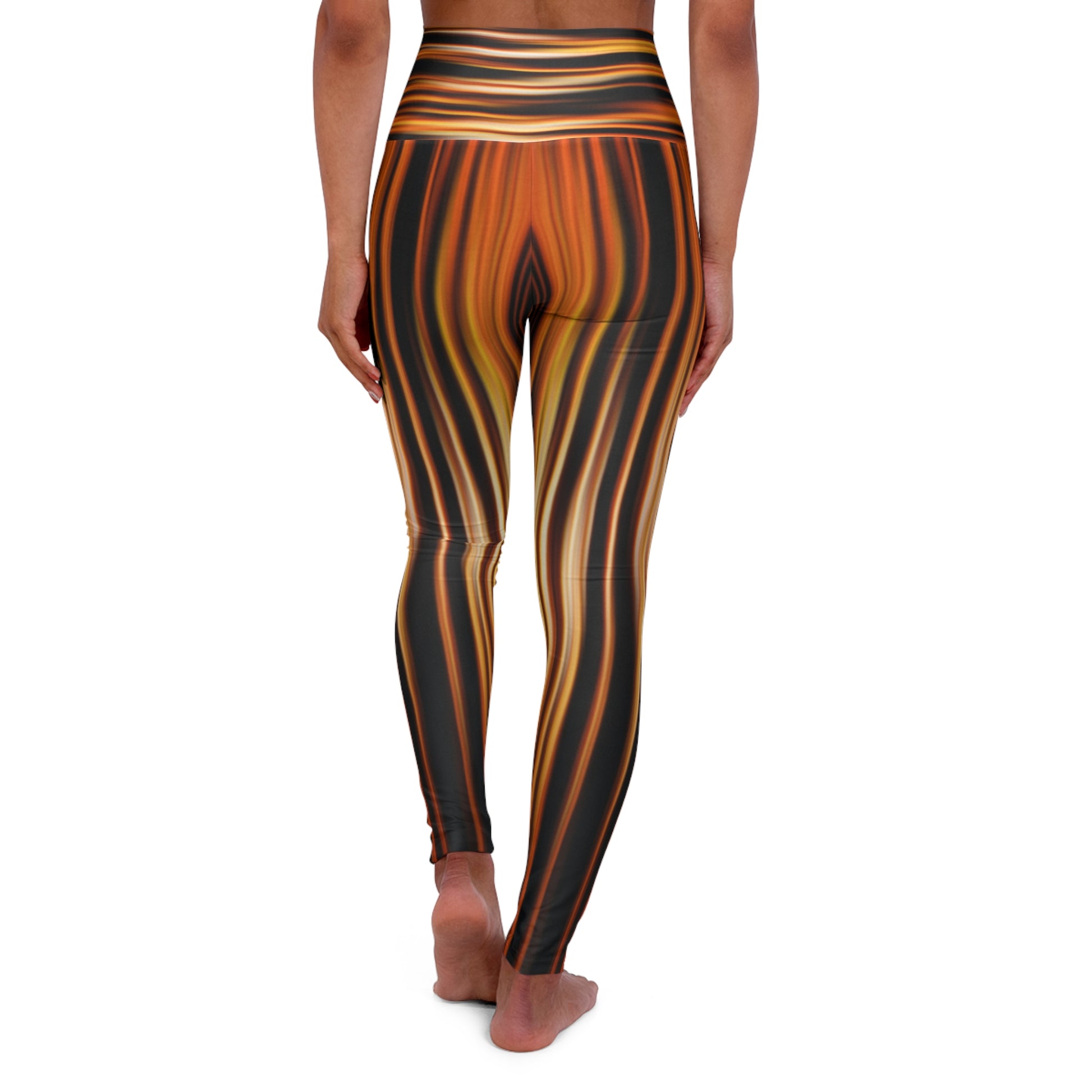 Yoga Leggings | Golden Water - Ribooa