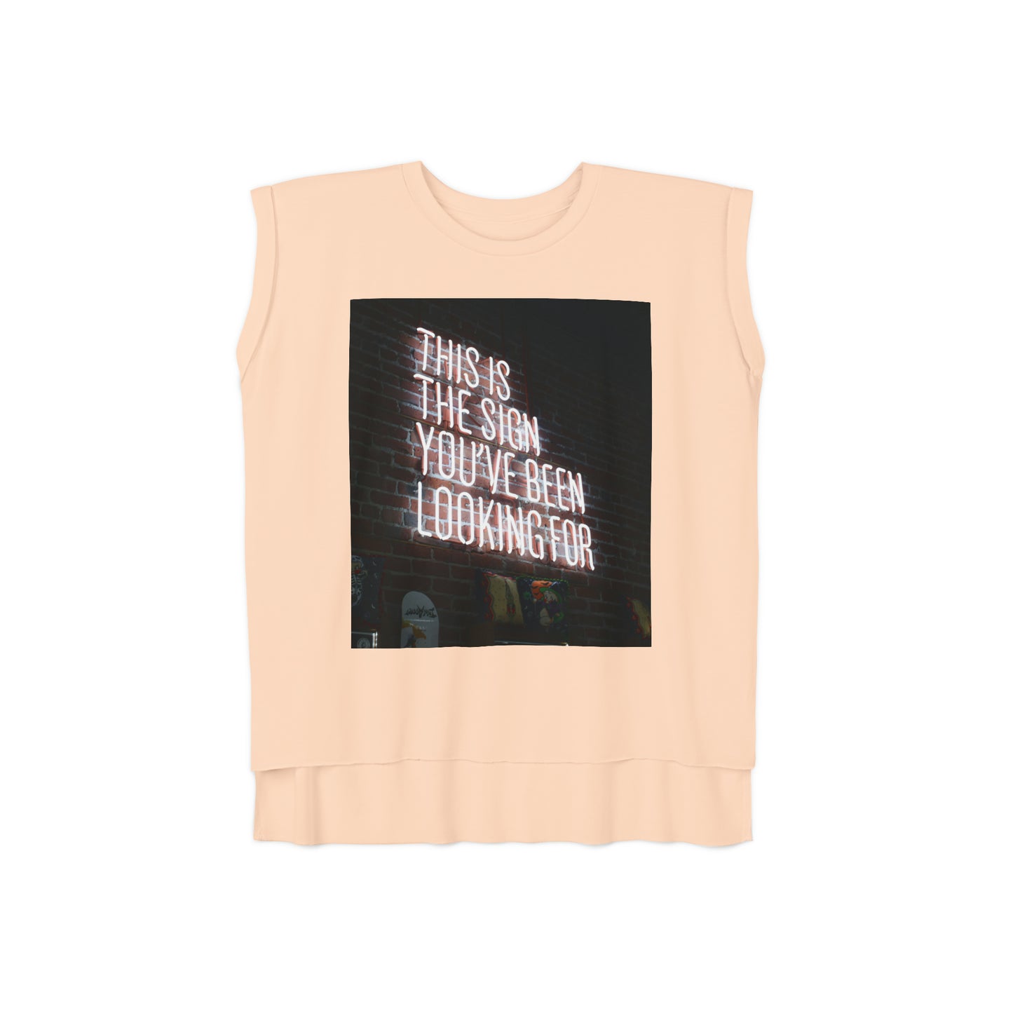 Relaxed Fit Muscle Tee (Front Print) - Ribooa