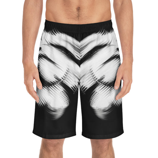 Board Shorts | The Black & White Dragon - Ribooa