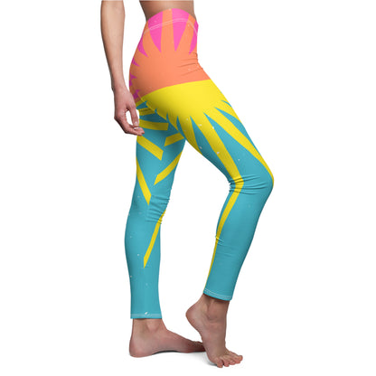 Casual Leggings | Funky Rays - Ribooa