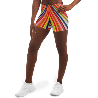 Legging Shorts | Funky Colors HD Print