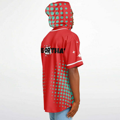 Hooded Baseball Jersey | HD Print - Ribooa