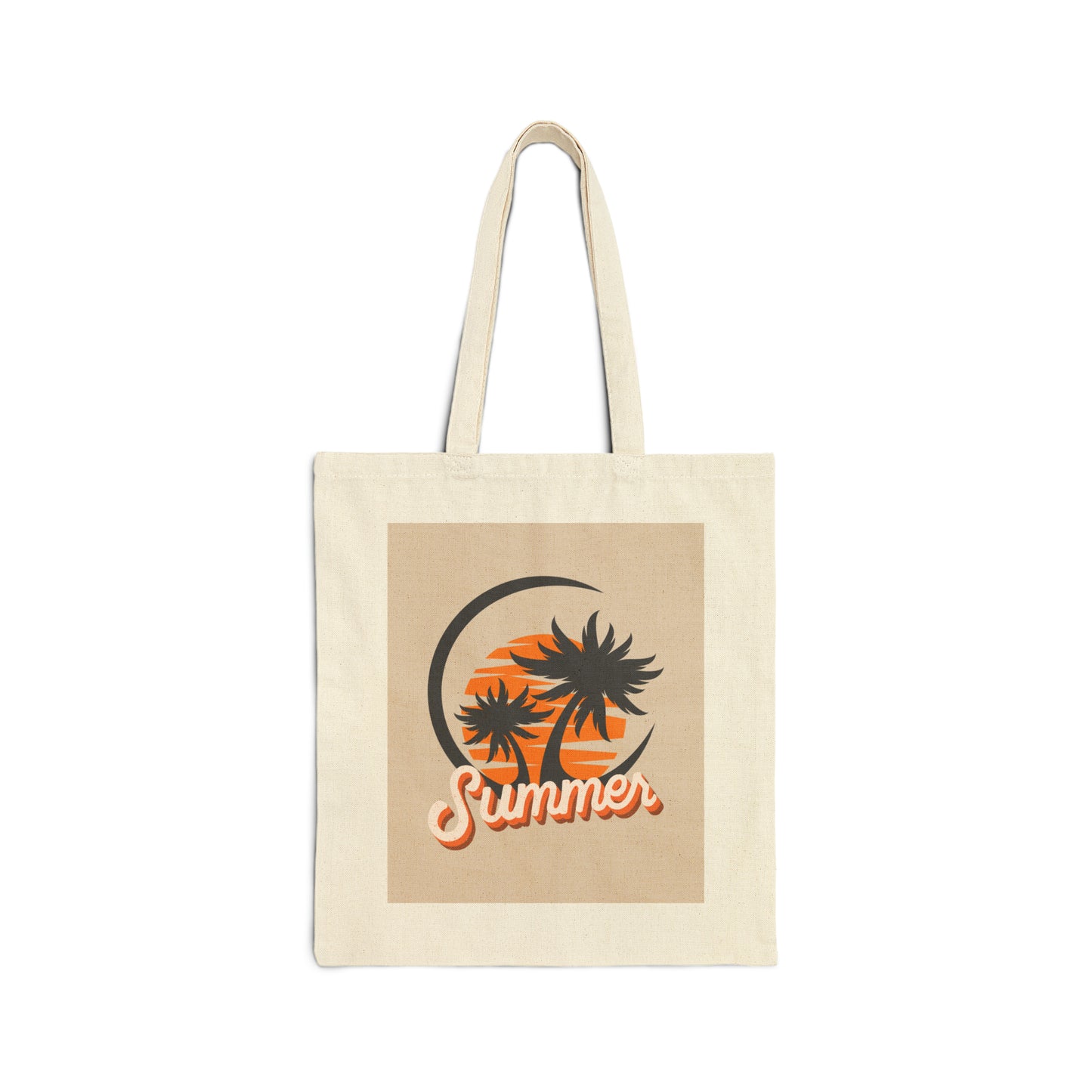 Cotton Canvas Tote Bag | Summer - Ribooa