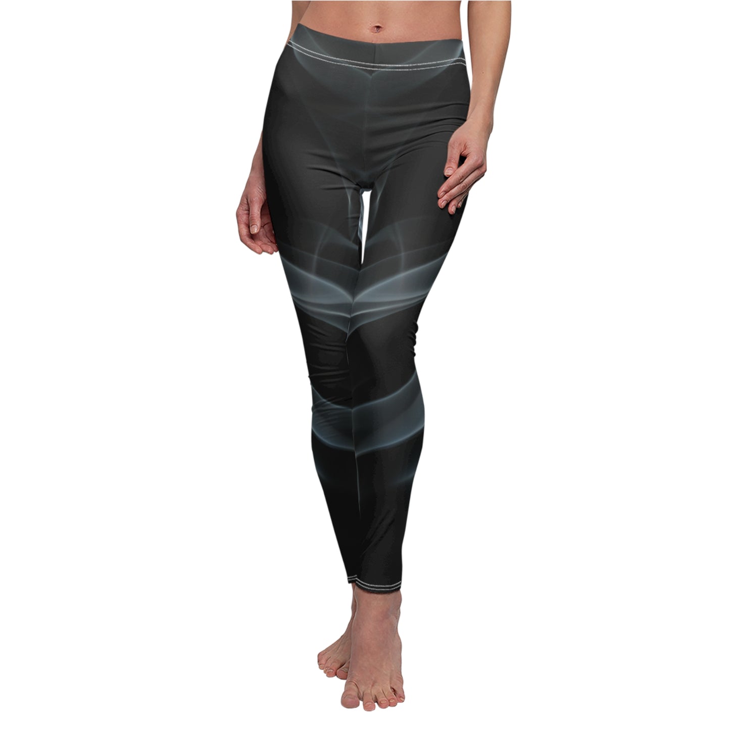 Casual Leggings | Smoke - Ribooa