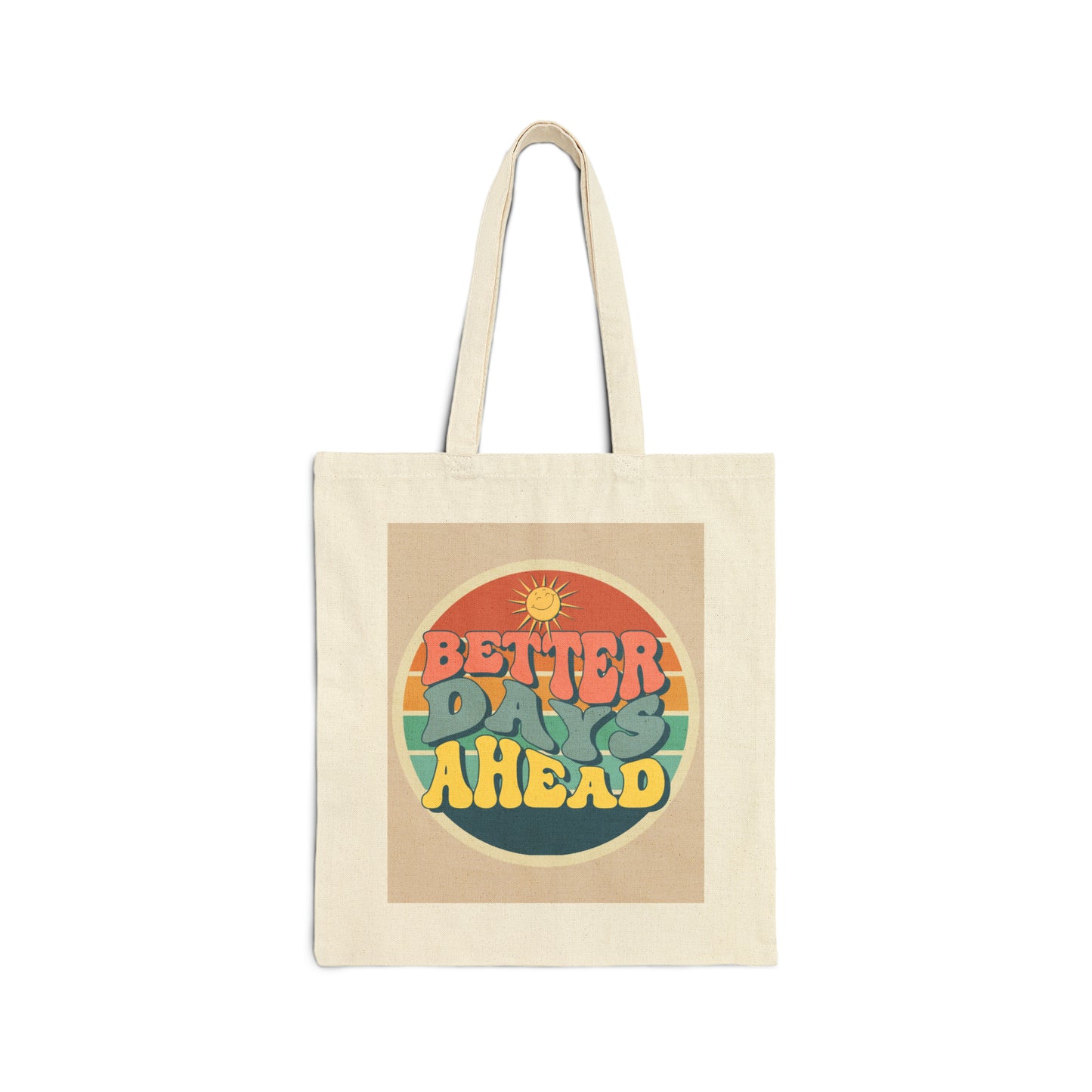 Cotton Canvas Tote Bag | Better Days - Ribooa