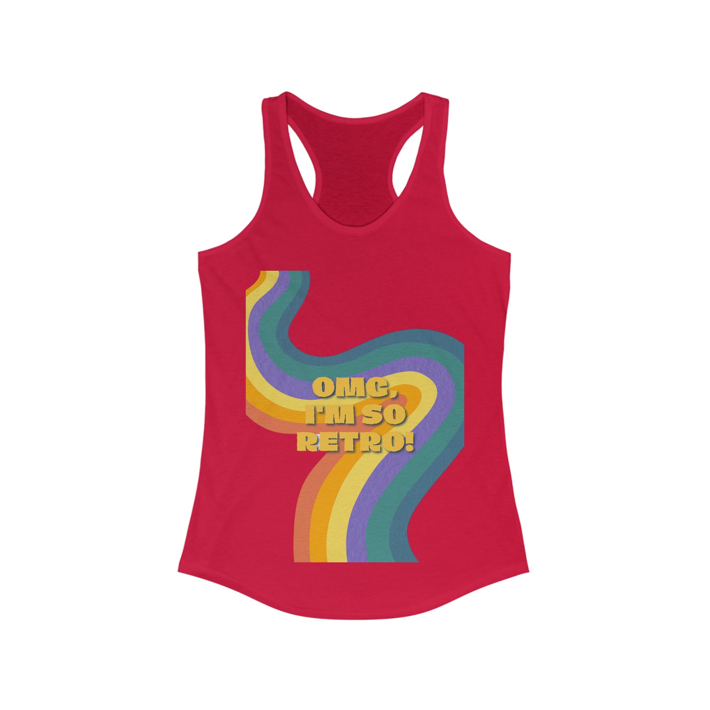 Racerback Tank | I'm So Retro - Ribooa