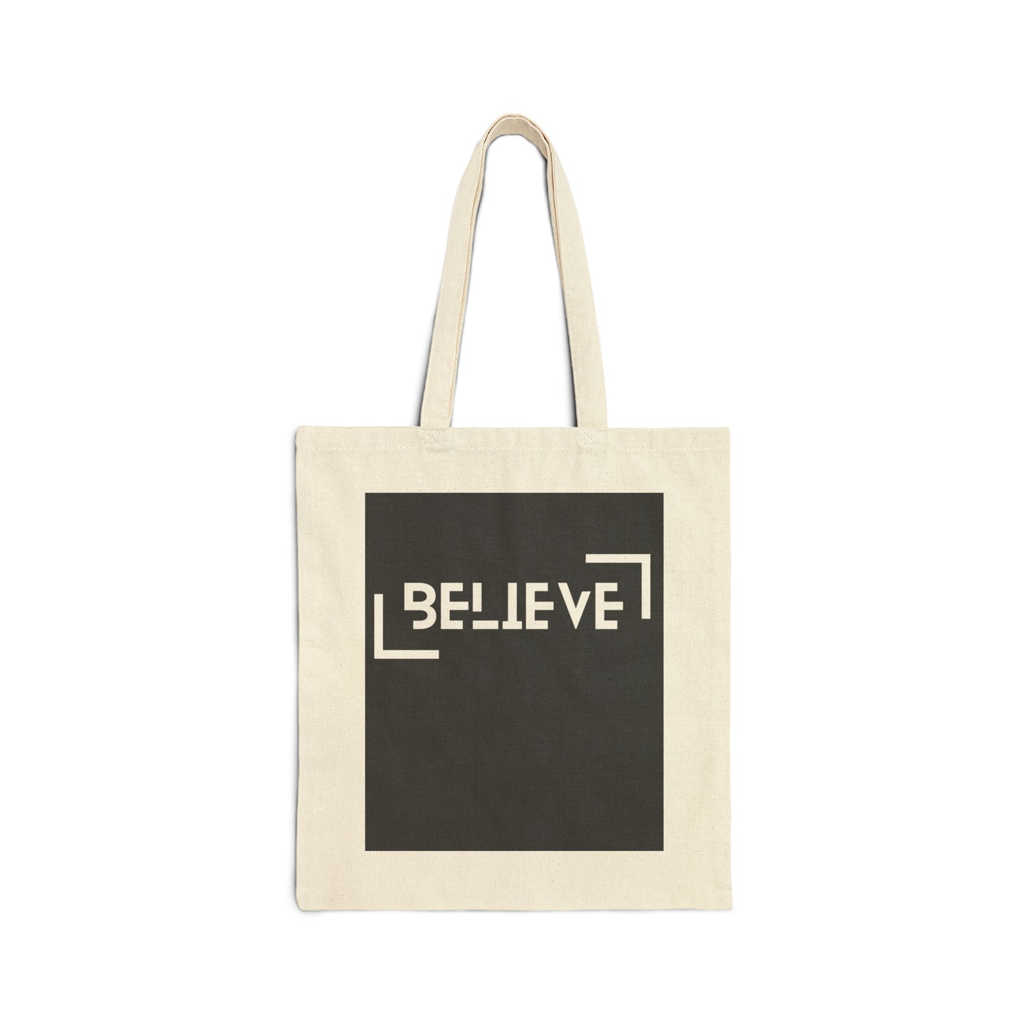 Cotton Canvas Tote Bag | Believe - Ribooa