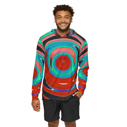 Sports Warmup Hoodie | Red Spiral - Ribooa