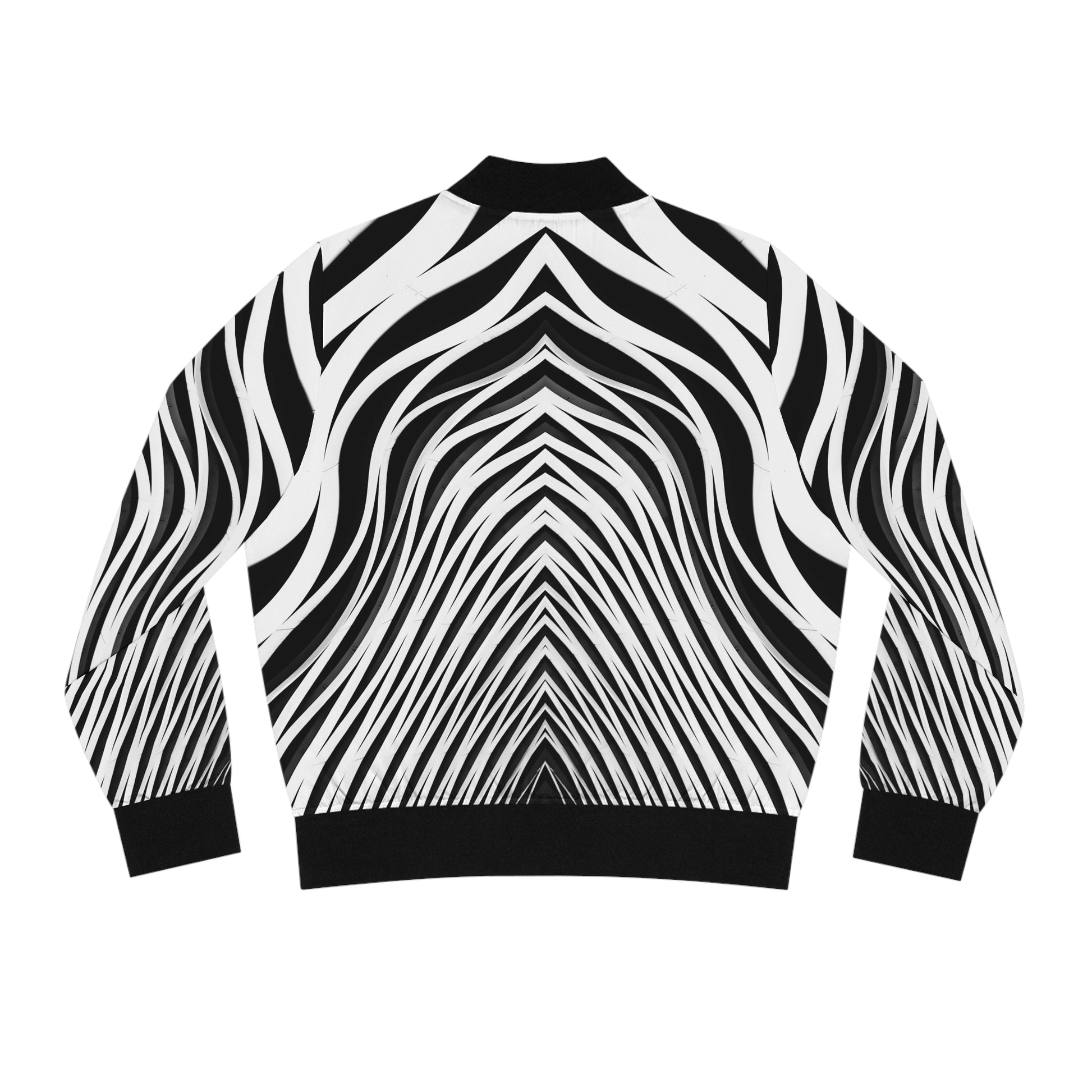 Women's Bomber Jacket | Zebra Soul - Ribooa