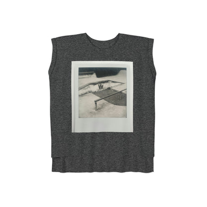 Relaxed Fit Muscle Tee (Front Print) - Ribooa