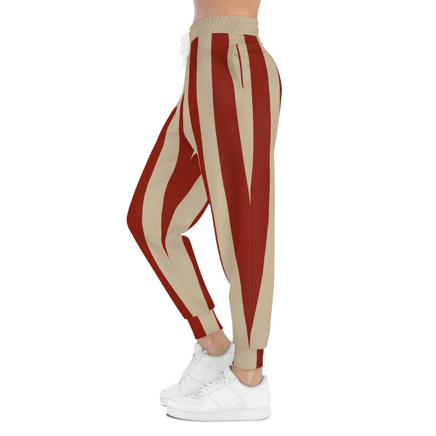 Athletic Joggers For Women | Red Stripes