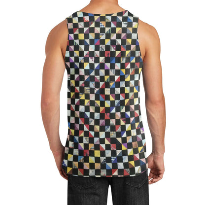 Sleeveless Tank Top For Men | Color Squares