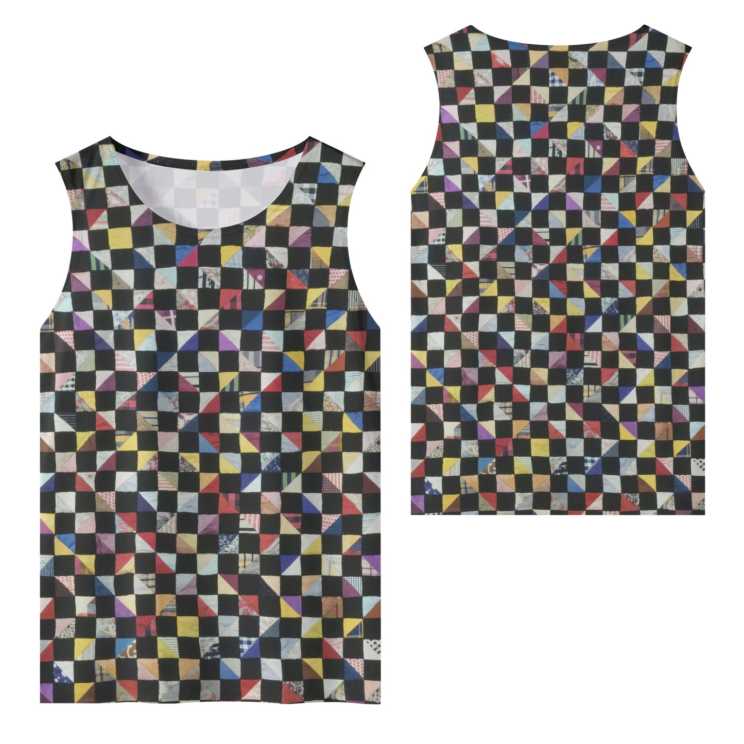 Sleeveless Tank Top For Men | Color Squares