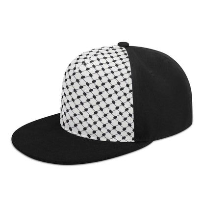 Keffiyeh Snapback | Black & White