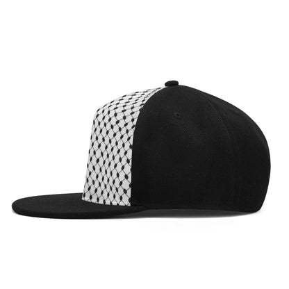 Keffiyeh Snapback | Black & White