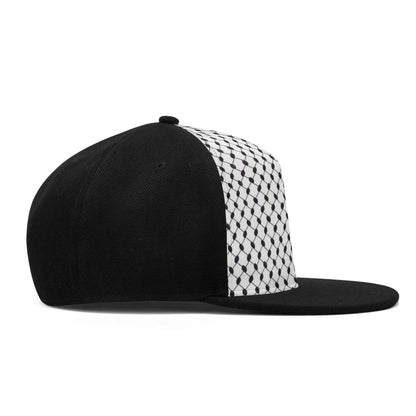 Keffiyeh Snapback | Black & White