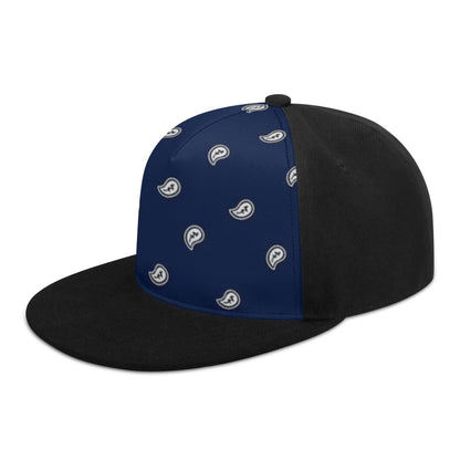 Blue Bandana Snapback Hat