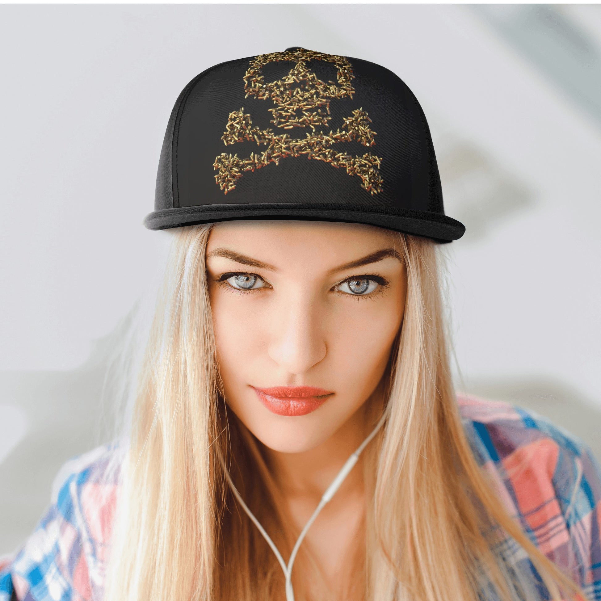 Skull Bullets Snapback Hat