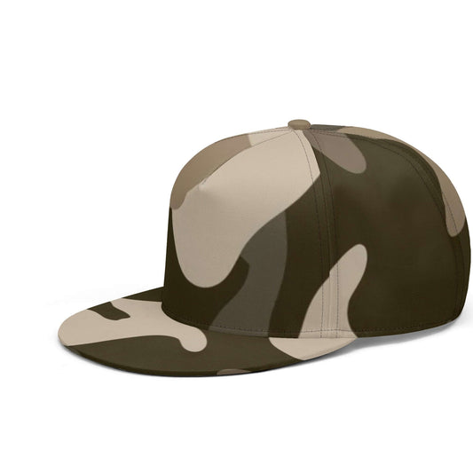 Commando Snapback | Classic Khaki All Over Print