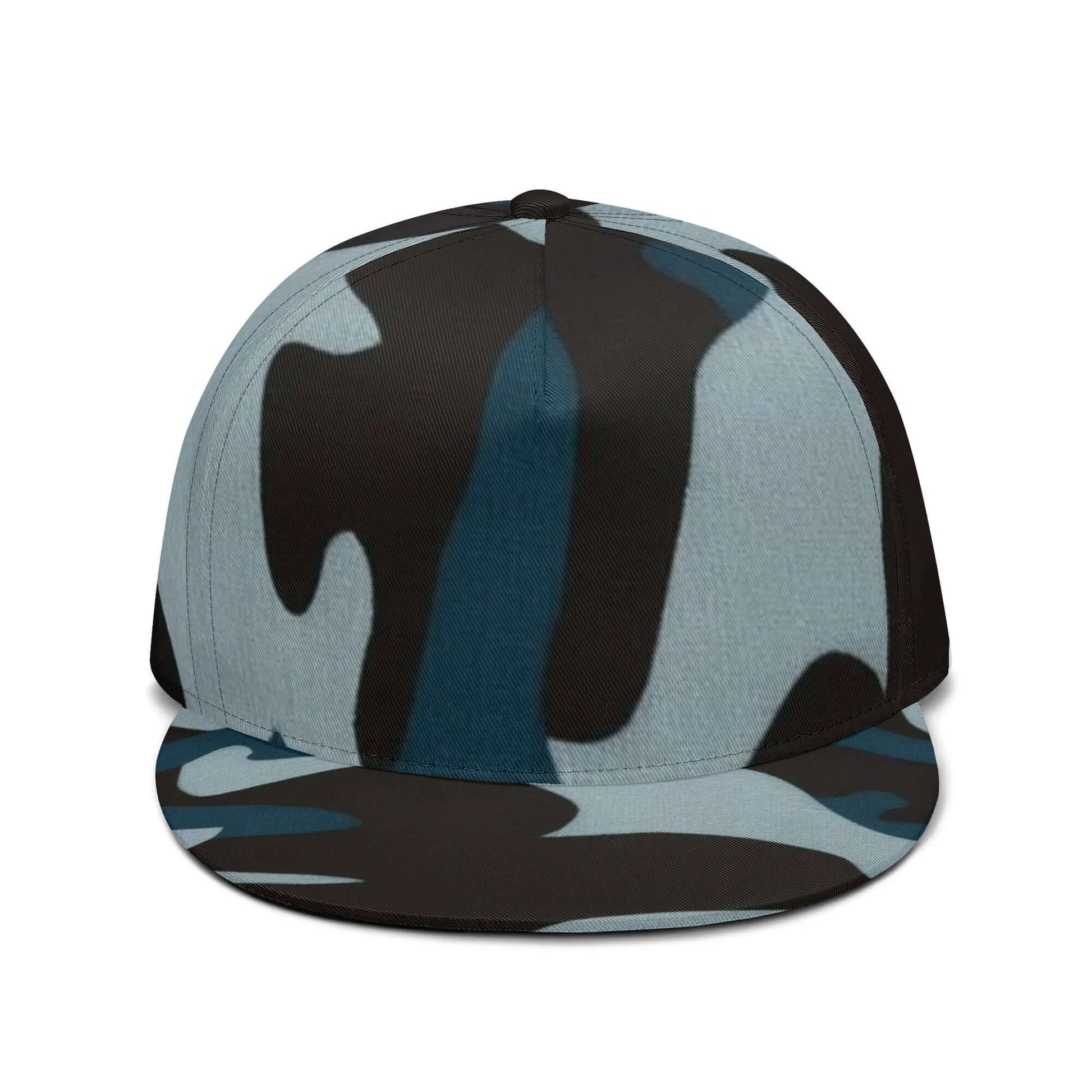 Commando Snapback Hat | Classic Blue All Over Print