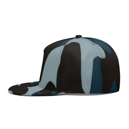 Commando Snapback Hat | Classic Blue All Over Print