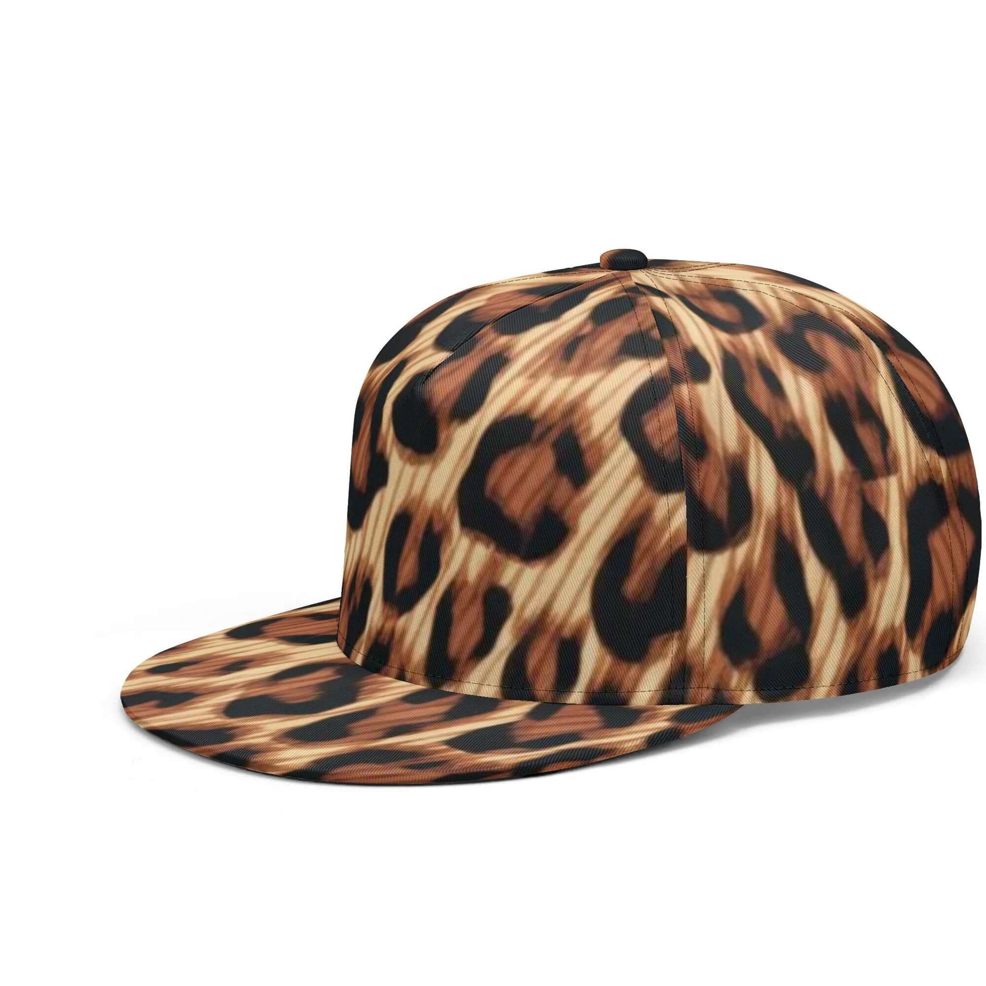 Classic Leopard Snapback Hat | Natural Pattern All Over Print