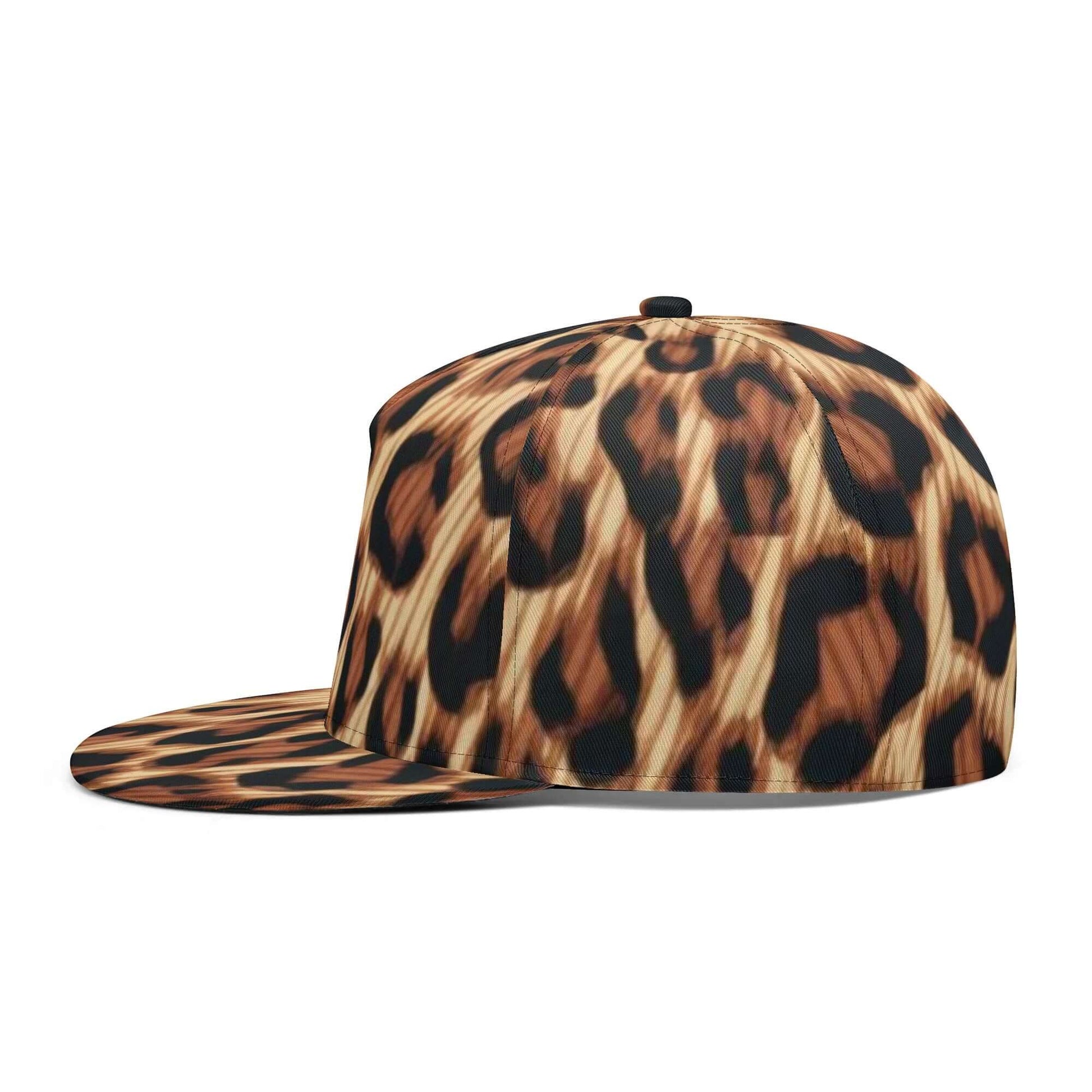 Classic Leopard Snapback Hat | Natural Pattern All Over Print