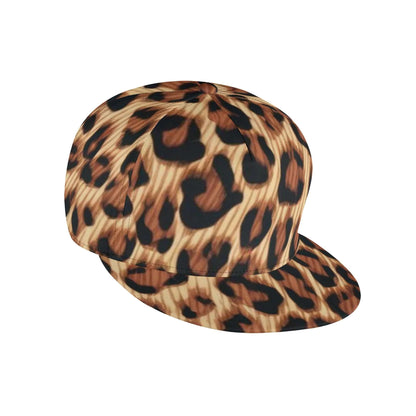 Classic Leopard Snapback Hat | Natural Pattern All Over Print