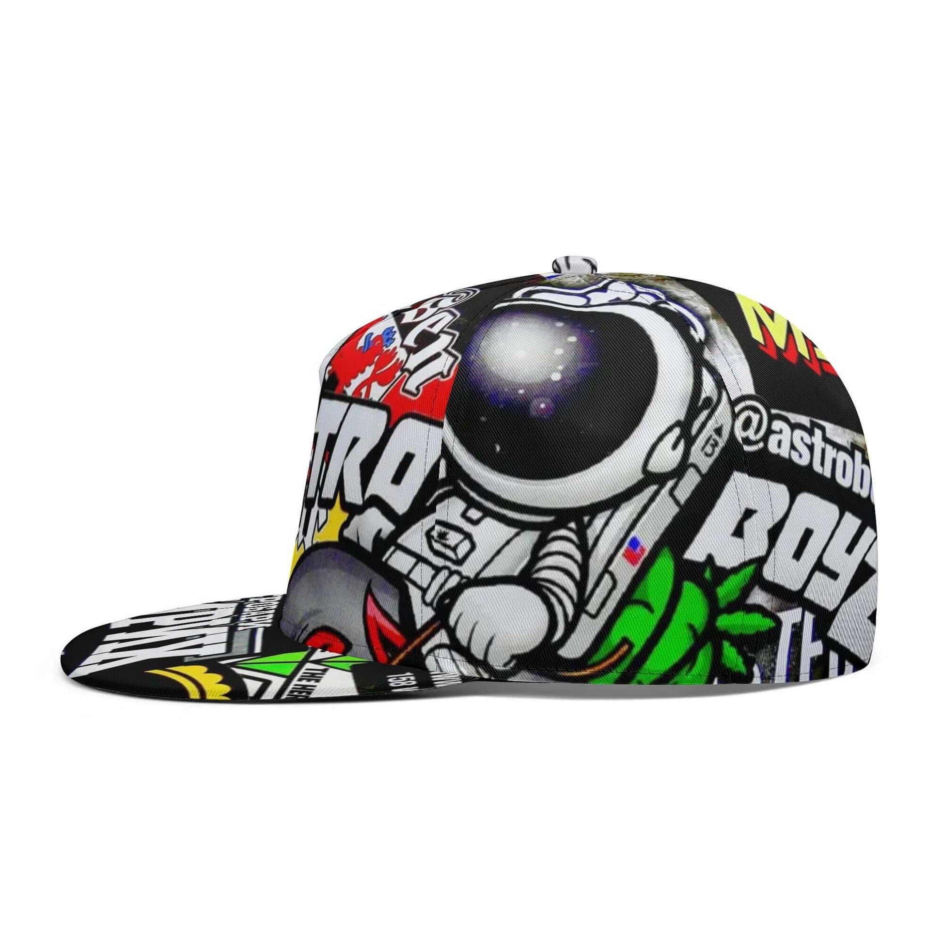 Funky Snapback Hat | Street Art All Over Print