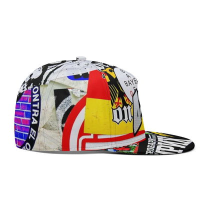 Funky Snapback Hat | Street Art All Over Print