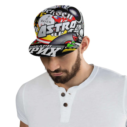 Funky Snapback Hat | Street Art All Over Print