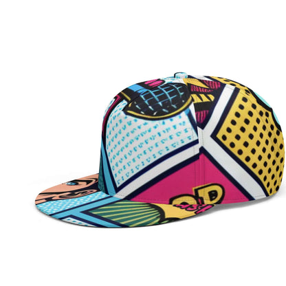 Pop Art Snapback Hat | Classic All over Print
