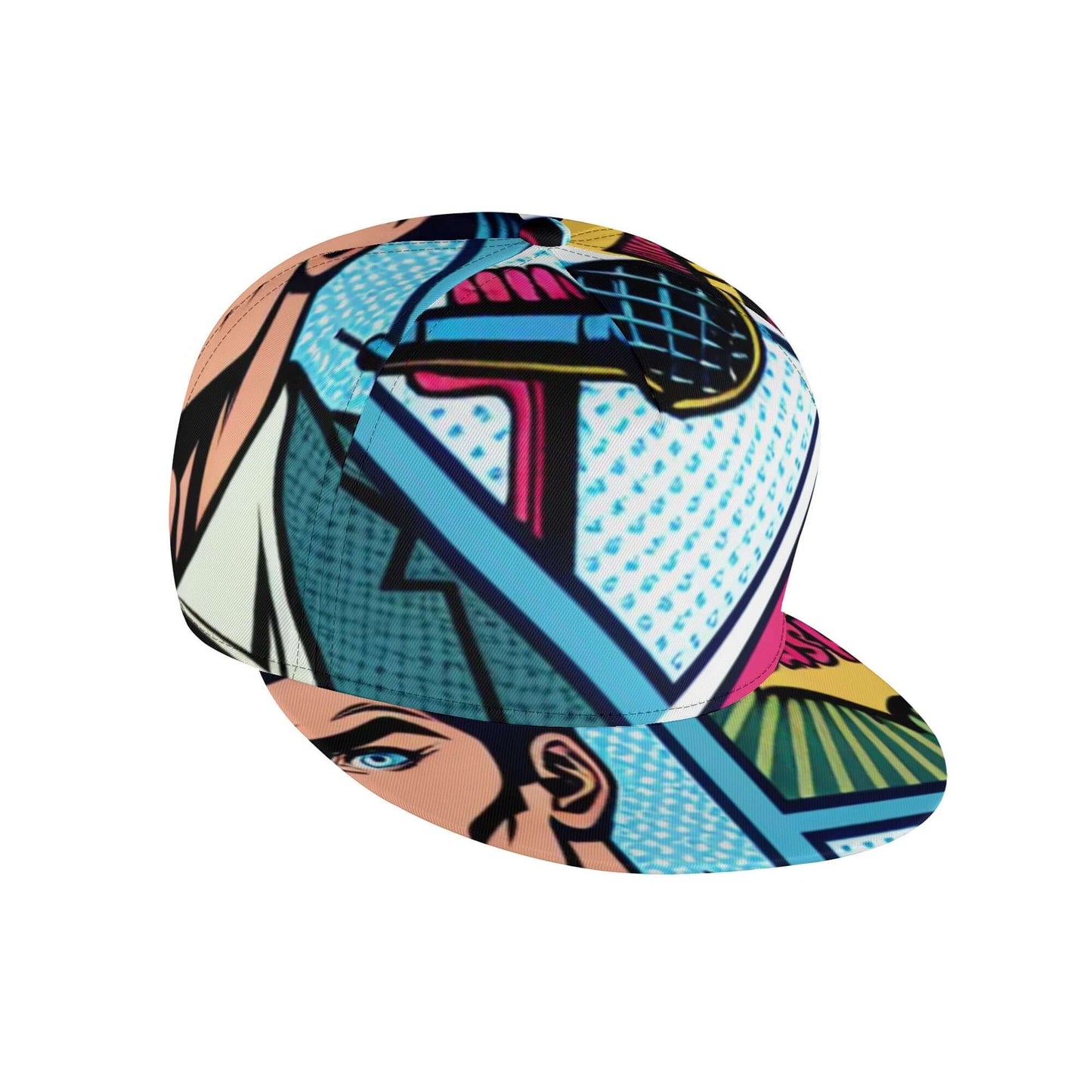 Pop Art Snapback Hat | Classic All over Print