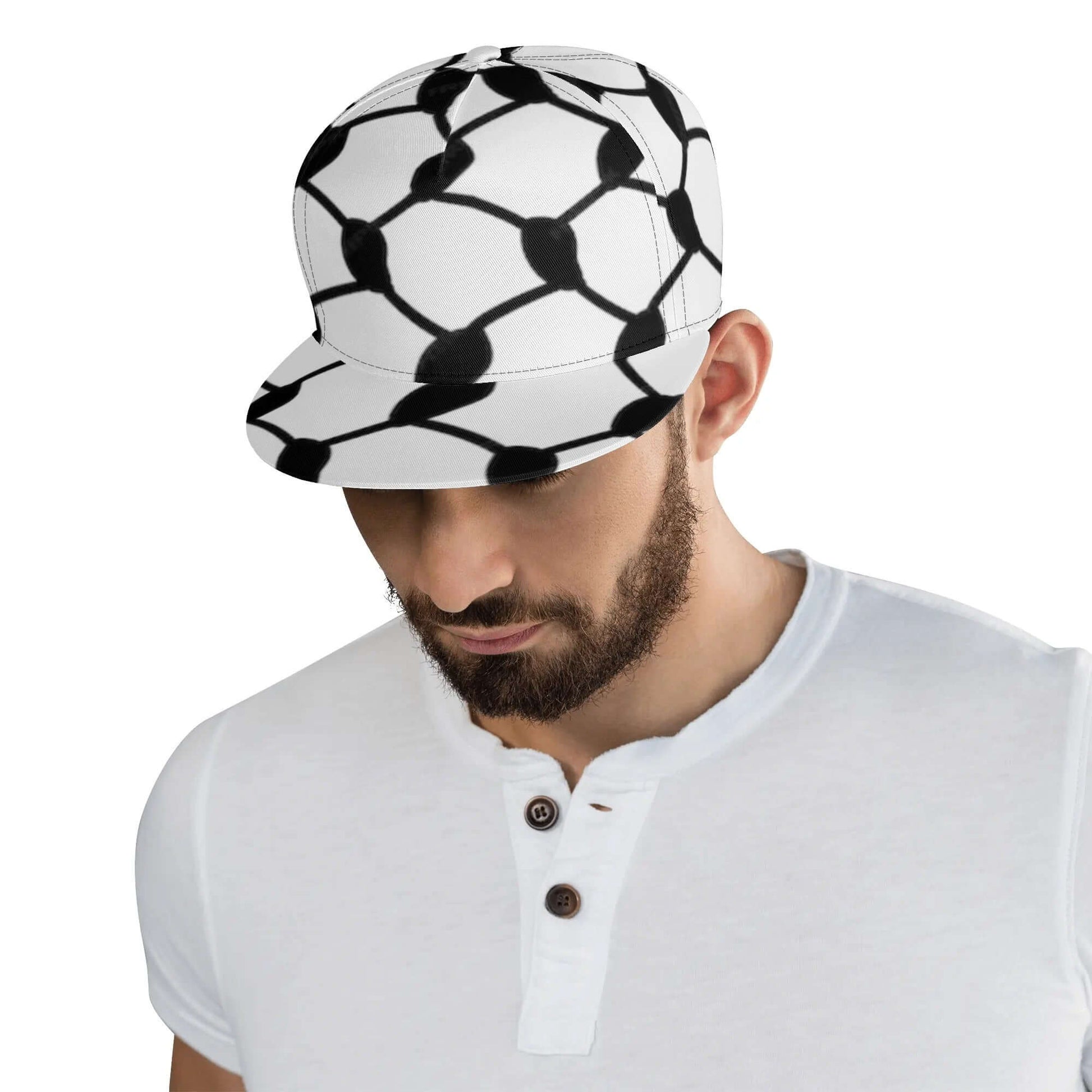 Keffiyeh Snapback Hat | Classic Fit All Over Print