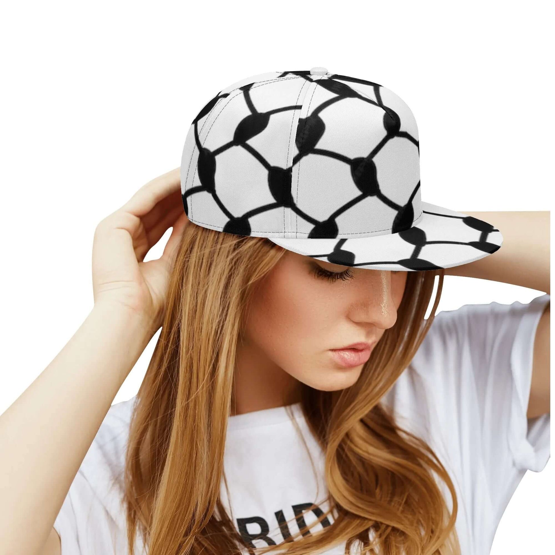 Keffiyeh Snapback Hat | Classic Fit All Over Print