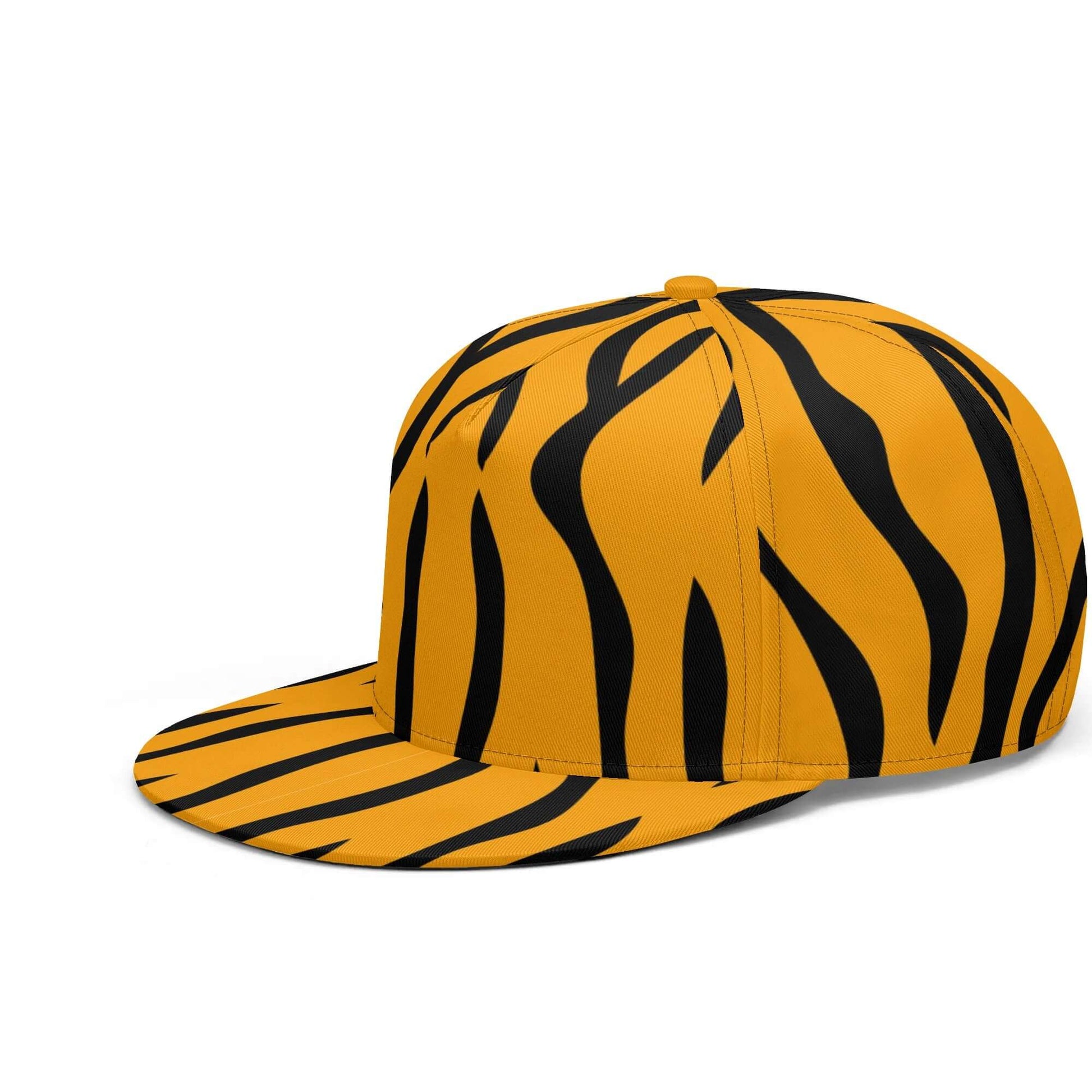 Tiger Snapback Hat | Black & Orange Classic Fit