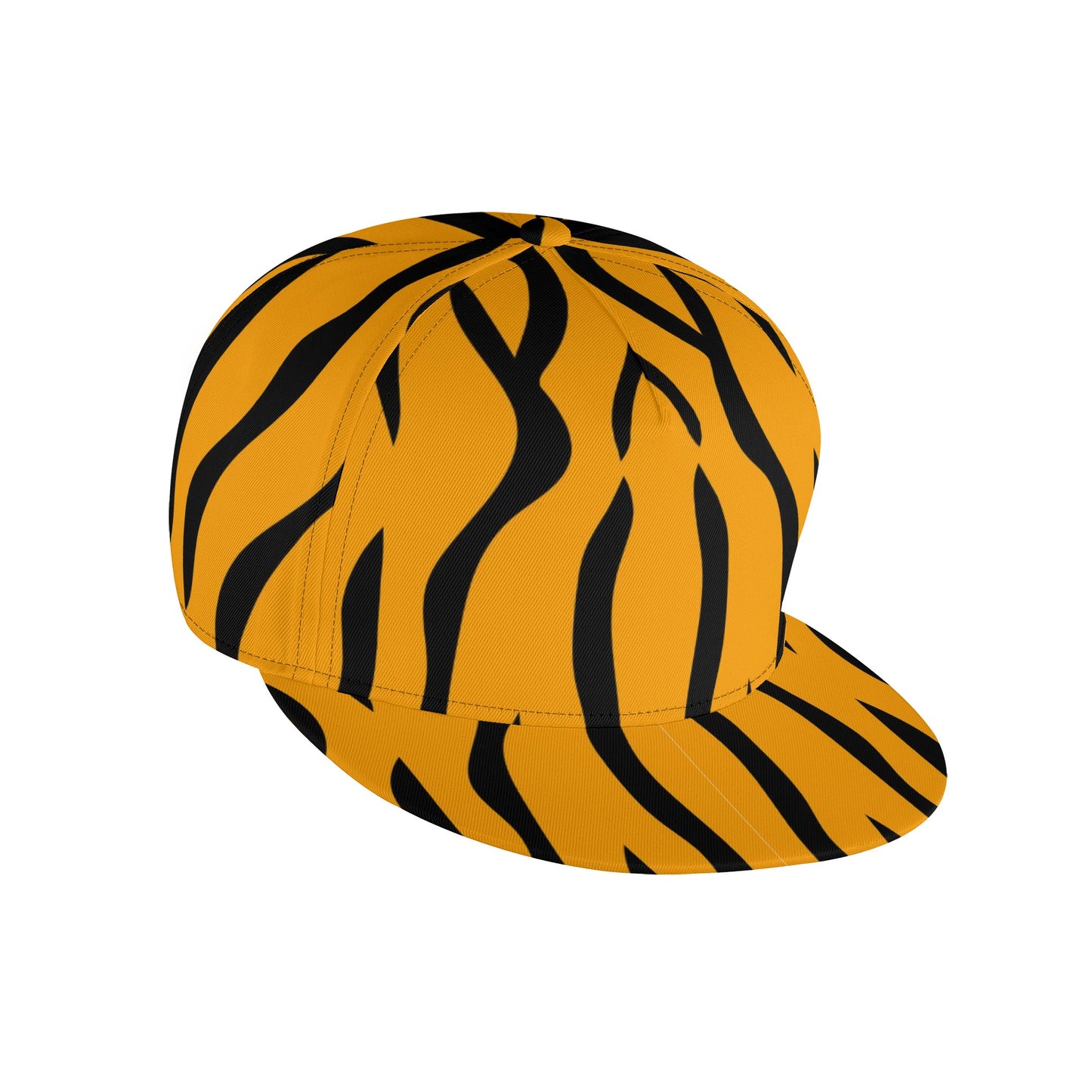 Tiger Snapback Hat | Black & Orange Classic Fit