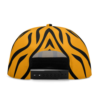 Tiger Snapback Hat | Black & Orange Classic Fit