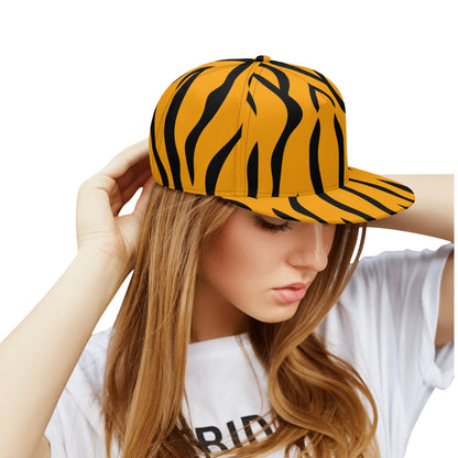 Tiger Snapback Hat | Black & Orange Classic Fit