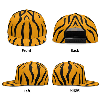 Tiger Snapback Hat | Black & Orange Classic Fit
