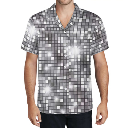 Disco Ball Hawaiian Shirt For Men