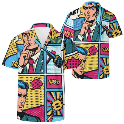 Pop Art Hawaiian Shirt For Men