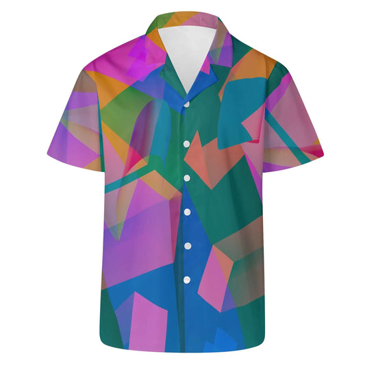 Multicolor Abstract Art Hawaiian Shirt